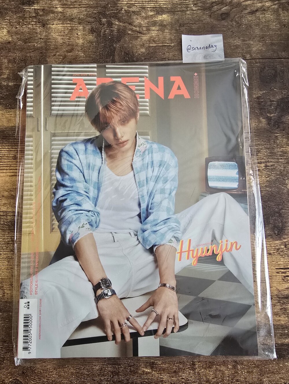 ARENA HOMME+ KOREA Stray Kids Hyunjin Magazine June 2025 Issue B New